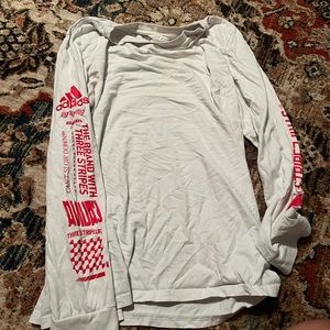 Adidas men’s white long sleeve